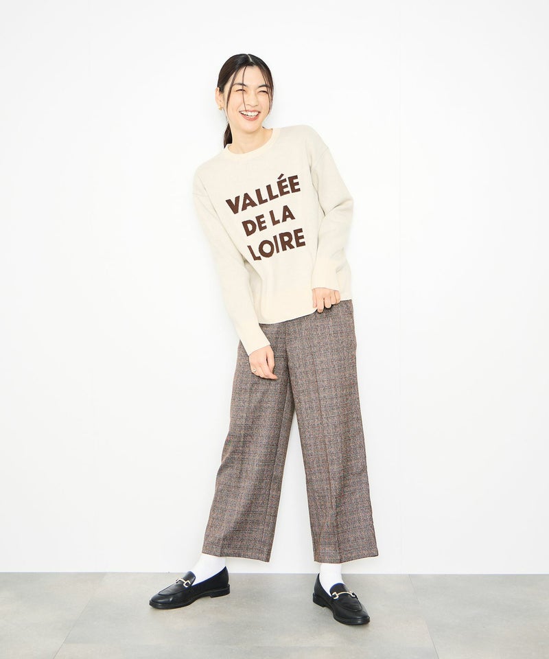 Idnes  グレンチェックパンツ レディース商品画像-5