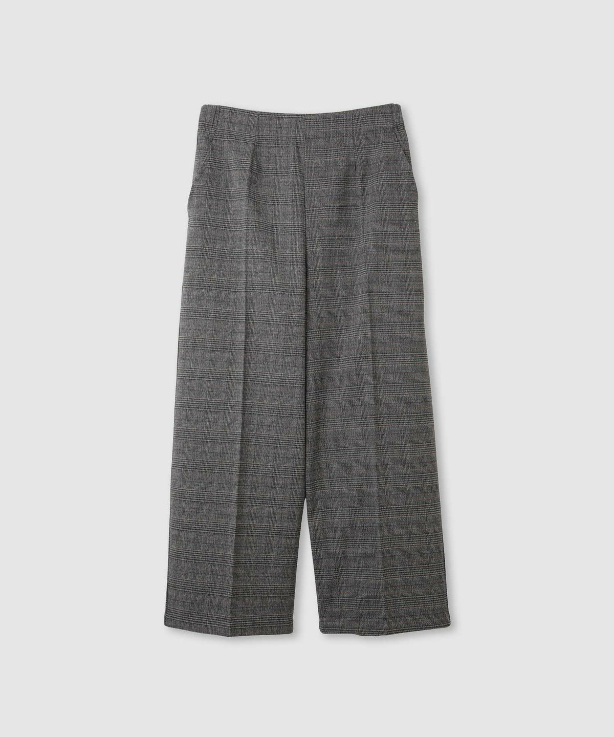 Idnes グレンチェックパンツ レディース