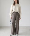 Idnes グレンチェックパンツ レディース商品サムネイル-9