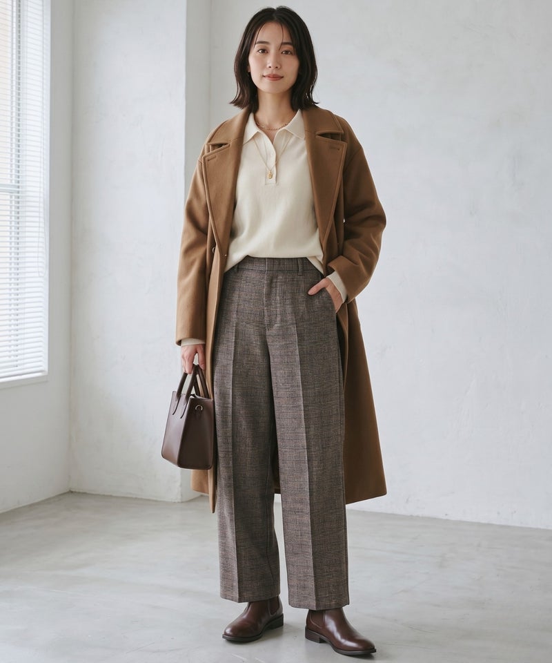 Idnes  グレンチェックパンツ レディース商品画像-10