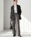 Idnes  グレンチェックパンツ レディース商品サムネイル-12
