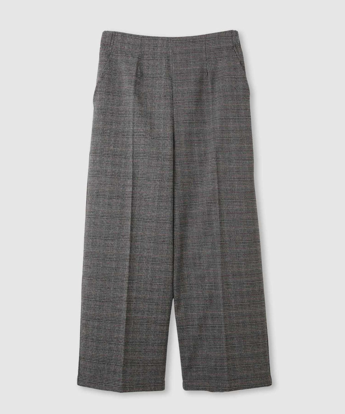 Idnes グレンチェックパンツ レディース