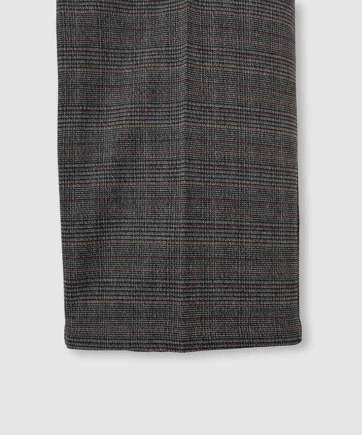 Idnes グレンチェックパンツ レディース