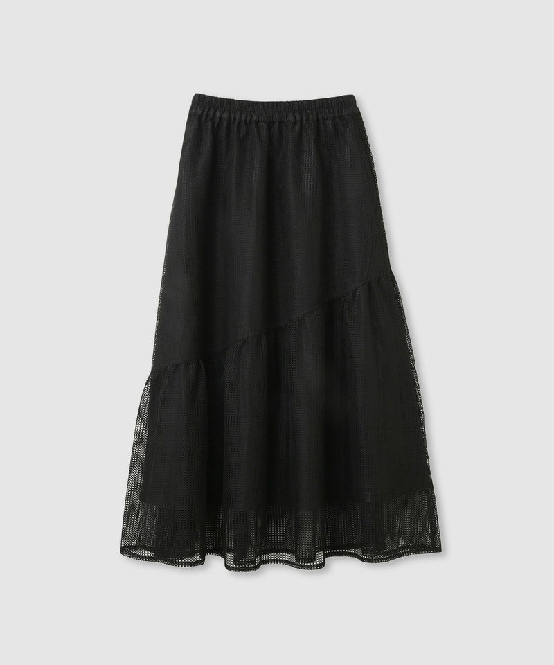 Idnes  メッシュレーススカート レディース商品画像-2