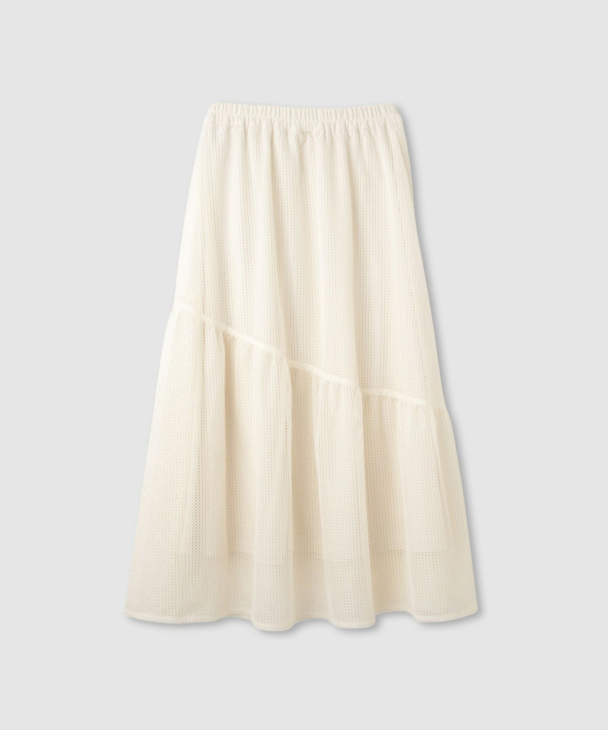 Idnes メッシュレーススカート レディース