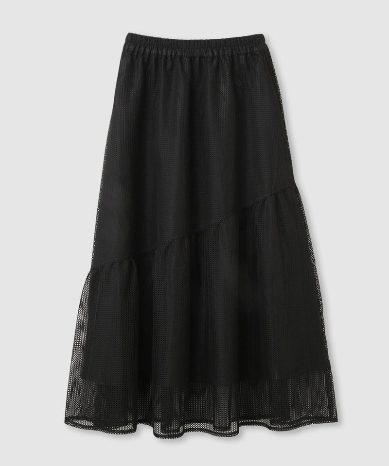 Idnes メッシュレーススカート レディース商品画像-12