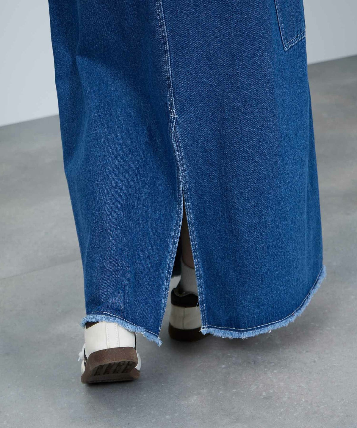 nAvy 毎日はきたくなるデニム「マイデニ」 ペインタースカート レディース