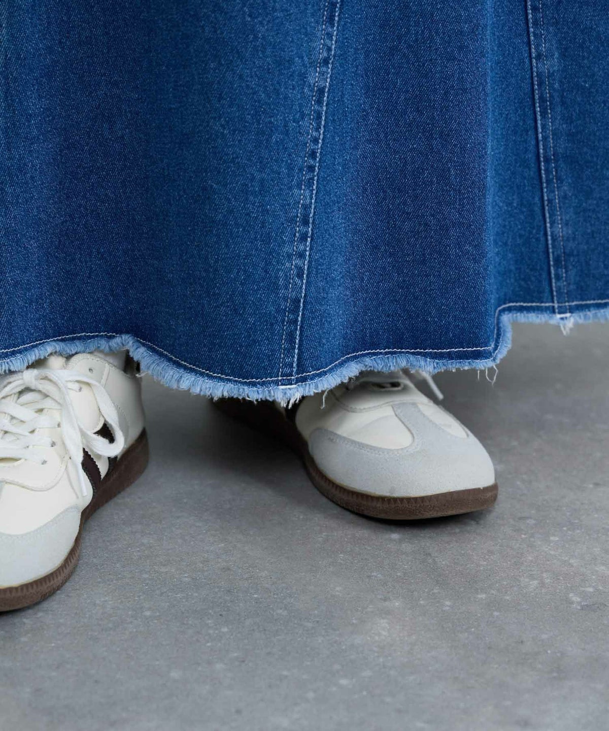 nAvy 毎日はきたくなるデニム「マイデニ」 ペインタースカート レディース