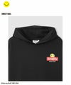 Simplify スマイリーフェイス ポンチ素材プリントビッグパーカー キッズ商品サムネイル-14