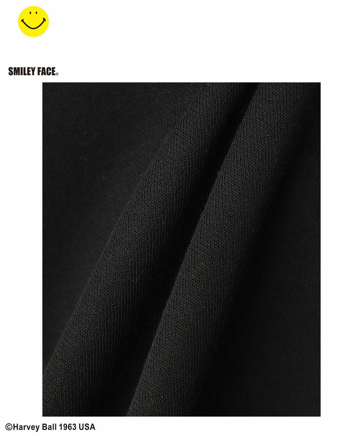 Simplify スマイリーフェイス ポンチ素材プリントビッグパーカー キッズ