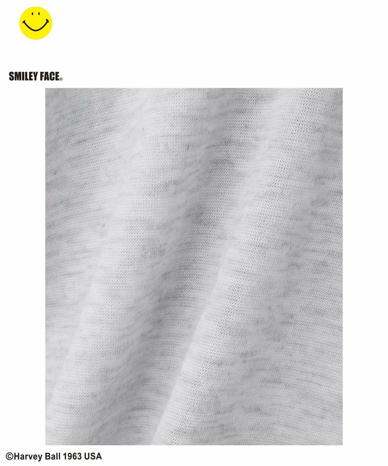 Simplify スマイリーフェイス ポンチ素材プリントビッグパーカー キッズ商品画像-18