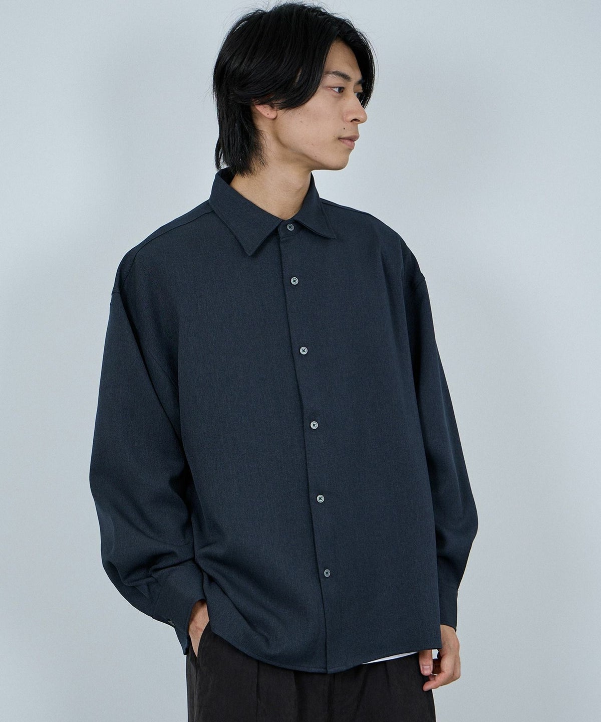 URBAN COLLECTION ラクウールルーズシャツ メンズ