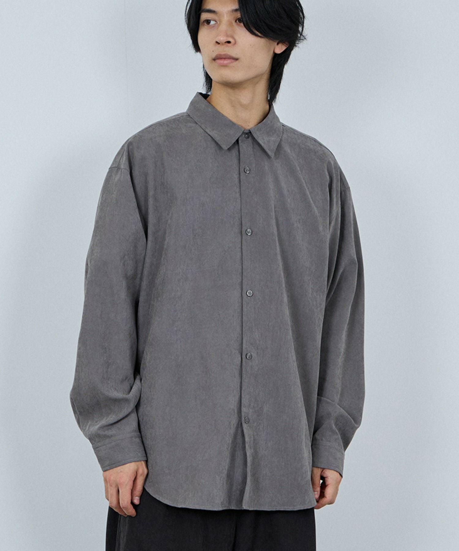 URBAN COLLECTION ピーチタッチルーズシャツ メンズ