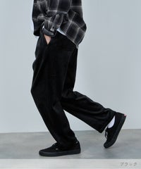 NAVY カットコール裏フリースパンツ メンズ