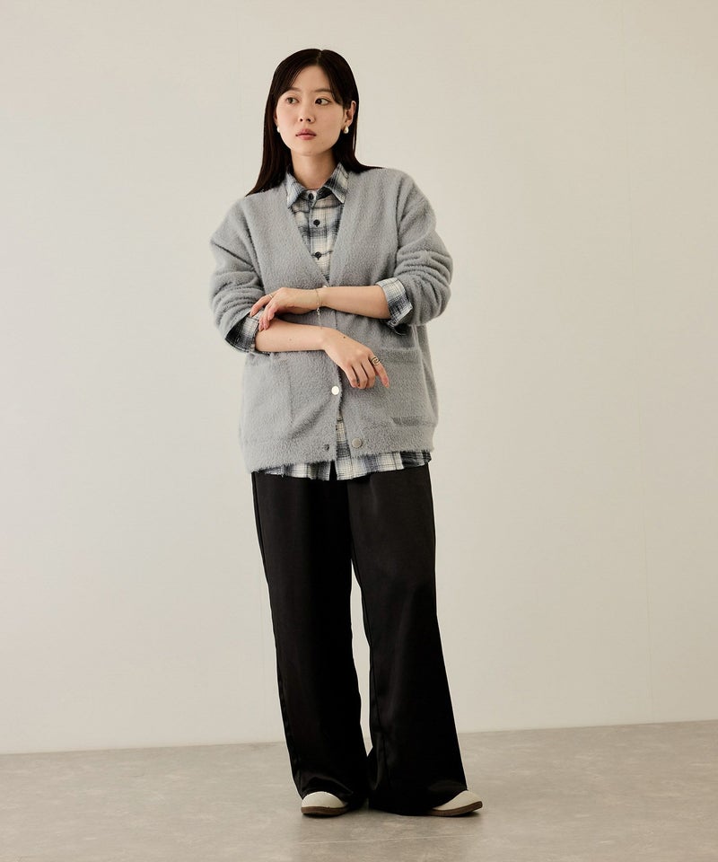 nAvy  オンブレ切替ネルシャツ レディース商品画像-10