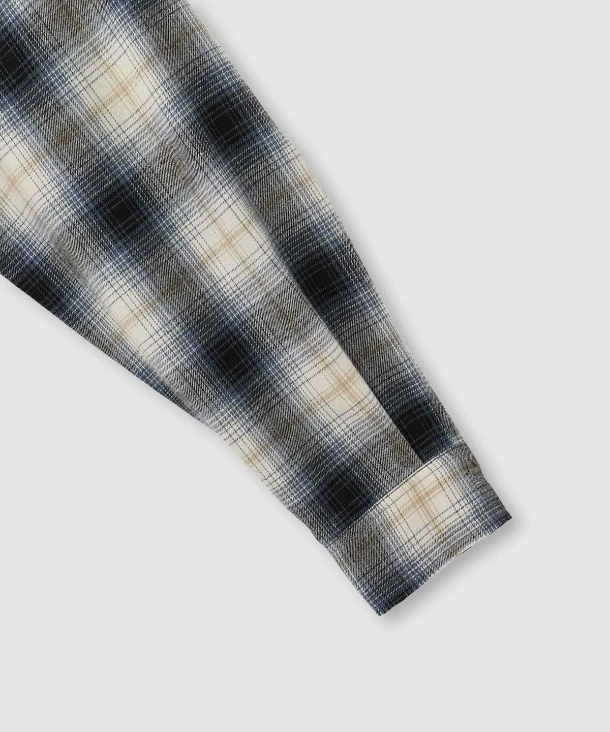 nAvy オンブレ切替ネルシャツ レディース