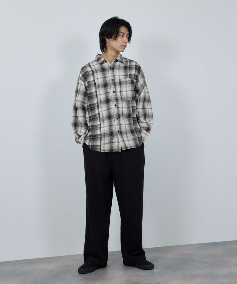 nAvy  オンブレ切替ネルシャツ レディース商品画像-24