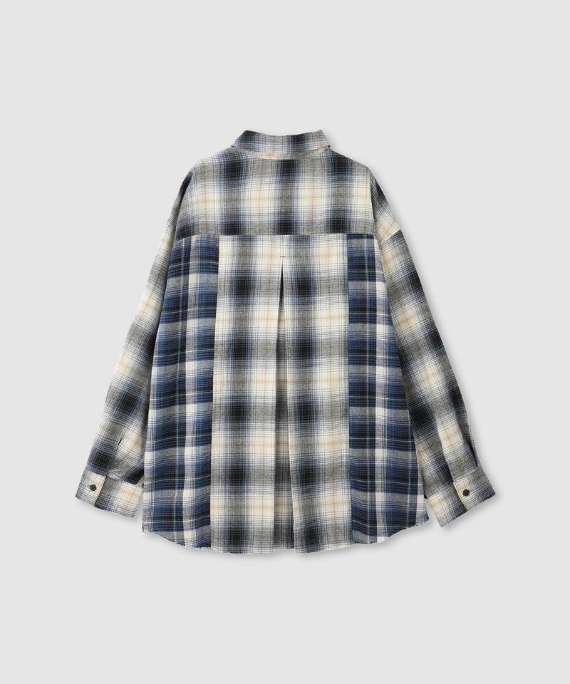 nAvy  オンブレ切替ネルシャツ レディース商品画像-36