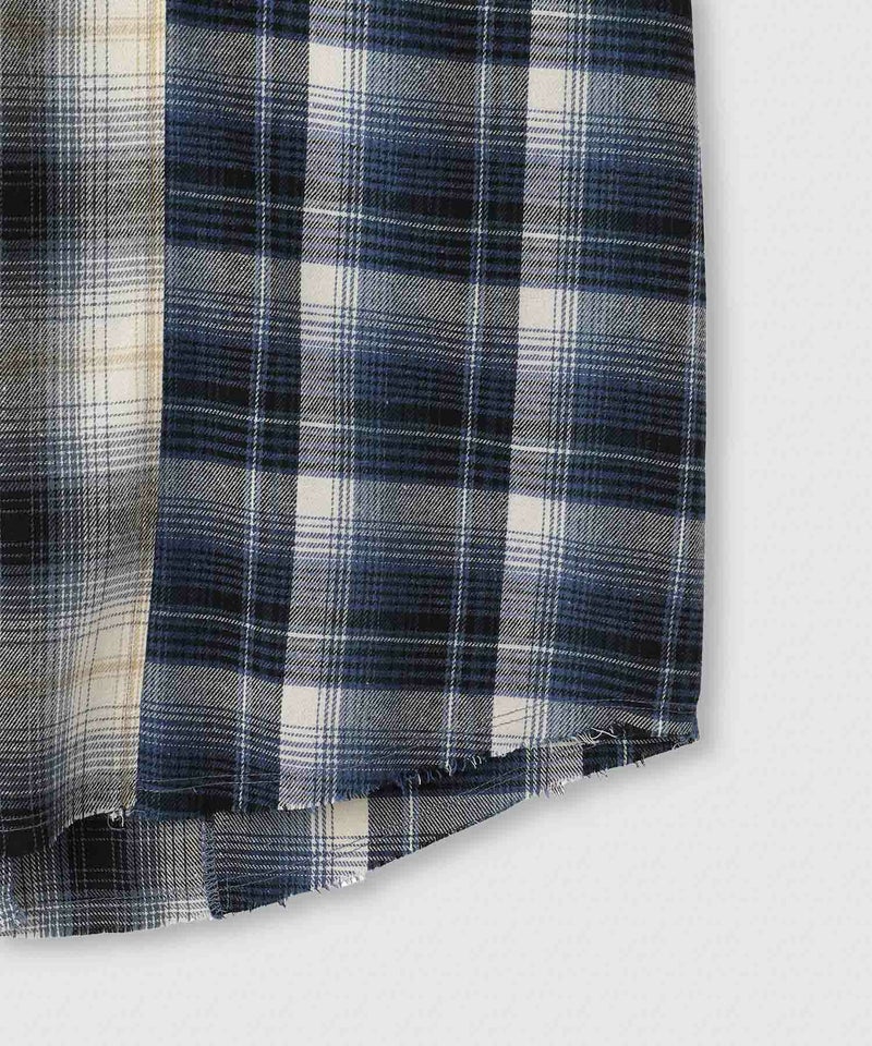 nAvy オンブレ切替ネルシャツ レディース商品画像-39