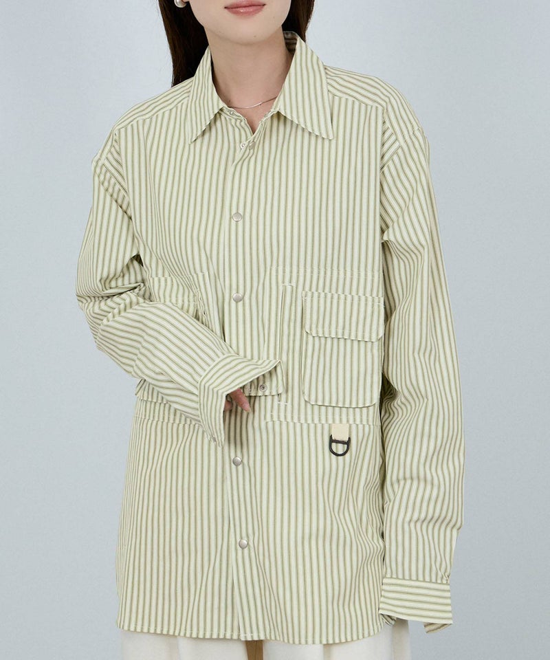 nAvy 多ポケルーズフィットシャツ レディース商品画像-1