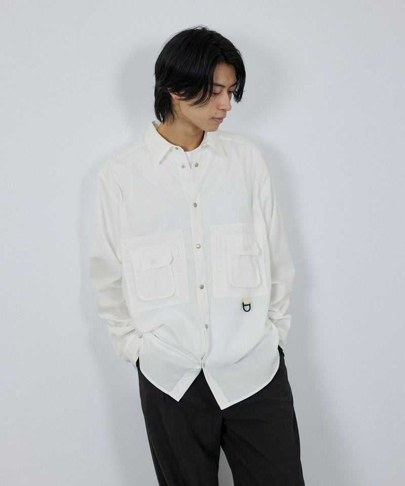 nAvy  多ポケルーズフィットシャツ レディース商品画像-2