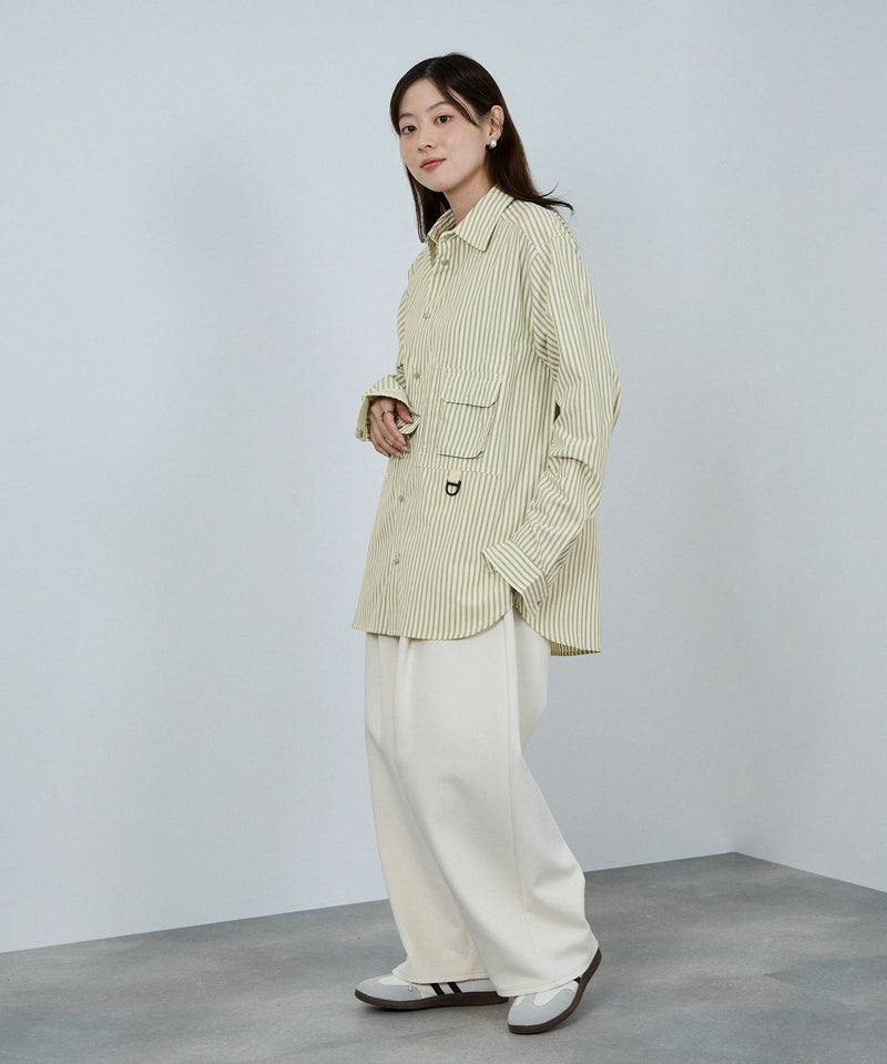 nAvy 多ポケルーズフィットシャツ レディース商品画像-6