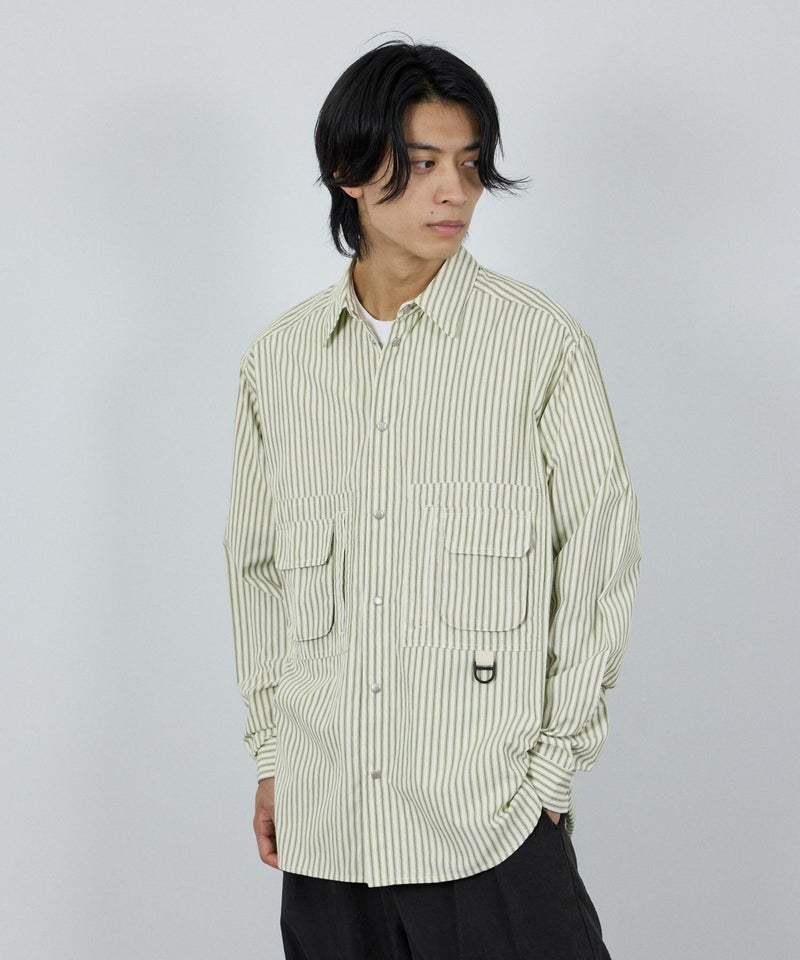 nAvy 多ポケルーズフィットシャツ レディース商品画像-9