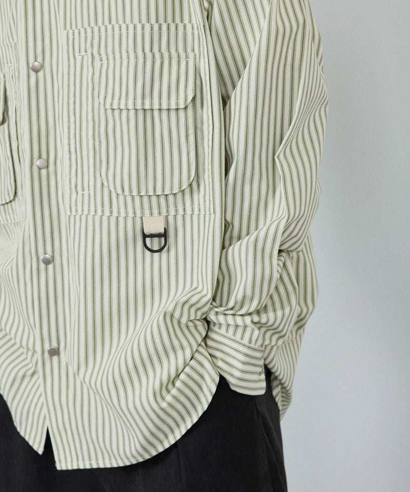 nAvy 多ポケルーズフィットシャツ レディース商品画像-14