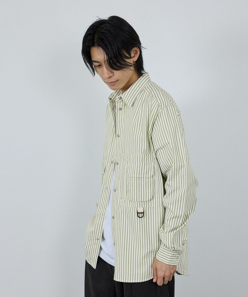 nAvy 多ポケルーズフィットシャツ レディース商品画像-16