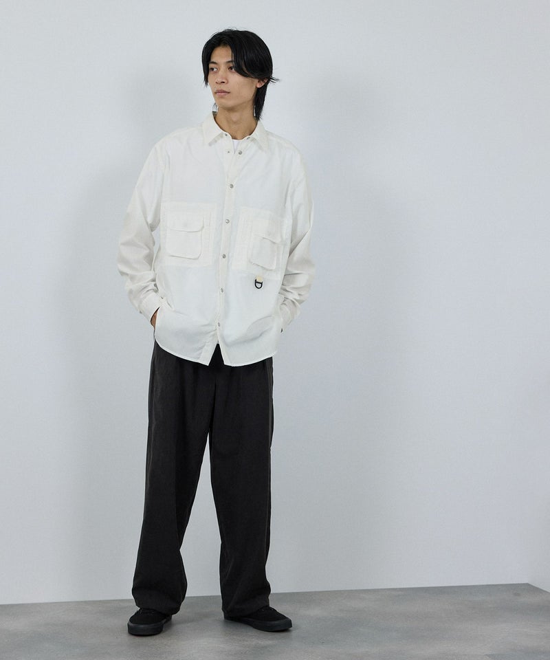 nAvy 多ポケルーズフィットシャツ レディース商品画像-24