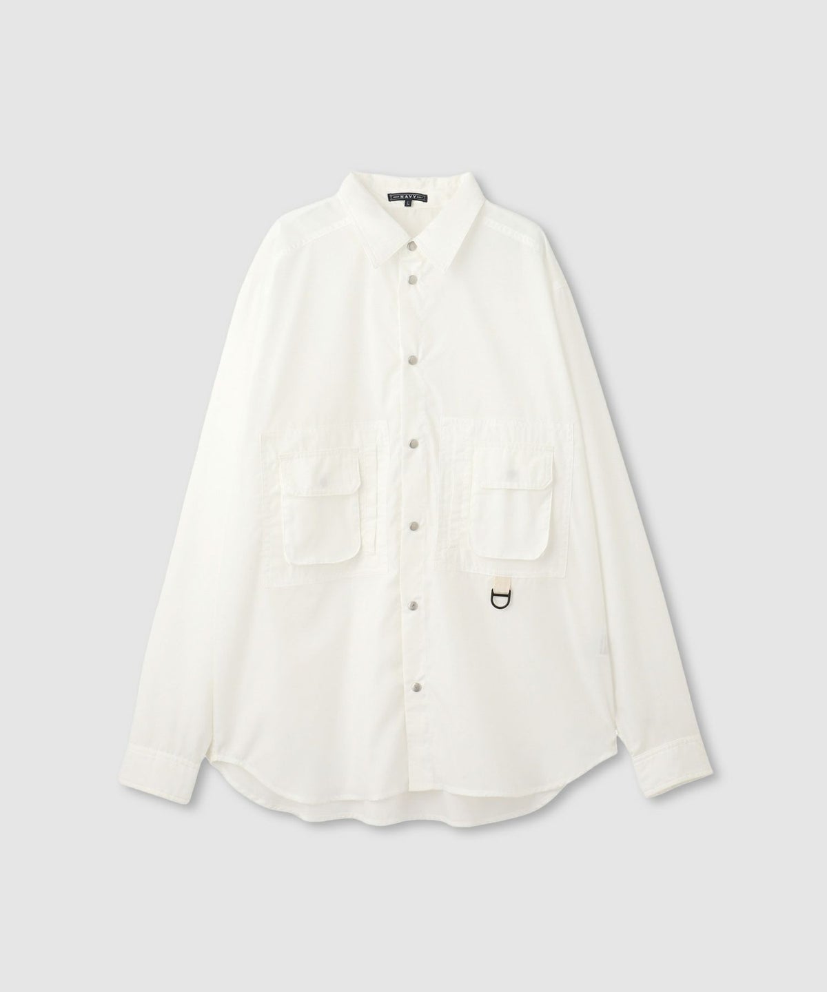 nAvy 多ポケルーズフィットシャツ レディース