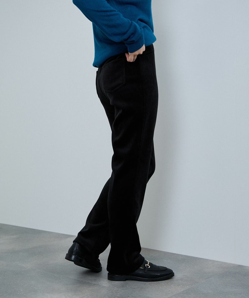 nAvy MAC HEAT コーデュロイ裏ベロアストレートパンツ レディース商品画像-7