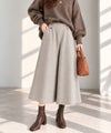 nAvy  ニットワイドクロップドパンツ レディース商品サムネイル-1
