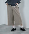 nAvy ニットワイドクロップドパンツ レディース