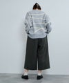 nAvy ニットワイドクロップドパンツ レディース商品サムネイル-14