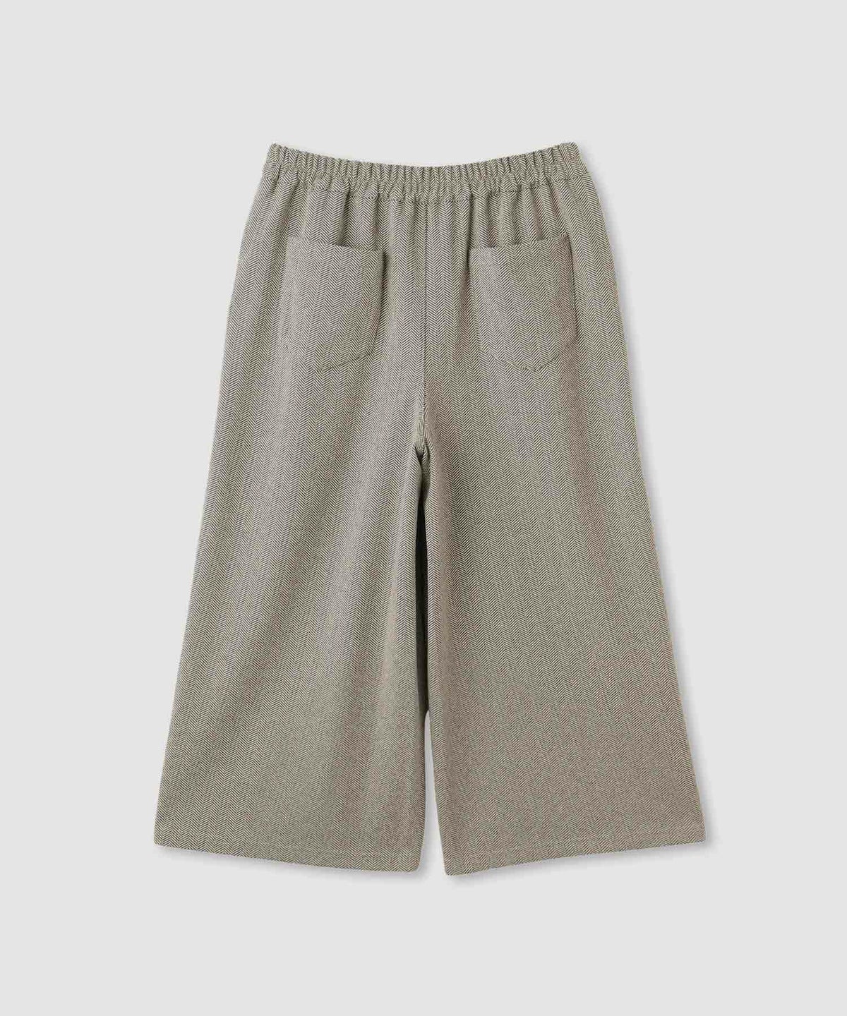 nAvy ニットワイドクロップドパンツ レディース