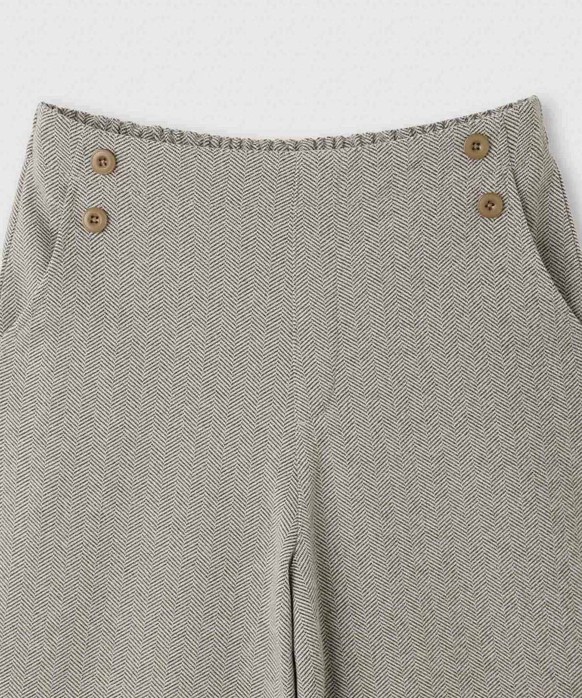 nAvy ニットワイドクロップドパンツ レディース