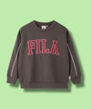 FILA  ポンチ素材デカロゴトレーナー キッズ商品サムネイル-2
