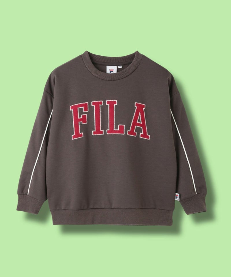 FILA  ポンチ素材デカロゴトレーナー キッズ商品画像-2