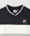 FILA ポンチ素材切替トレーナー キッズ商品サムネイル-4