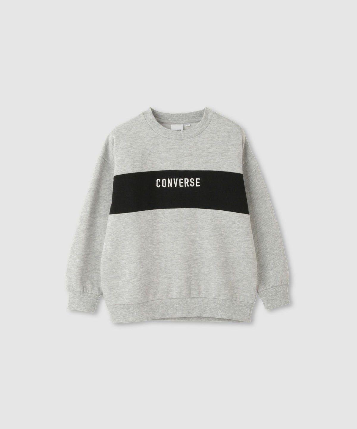 CONVERSE 配色切替ワンポイント刺繍トレーナー キッズ