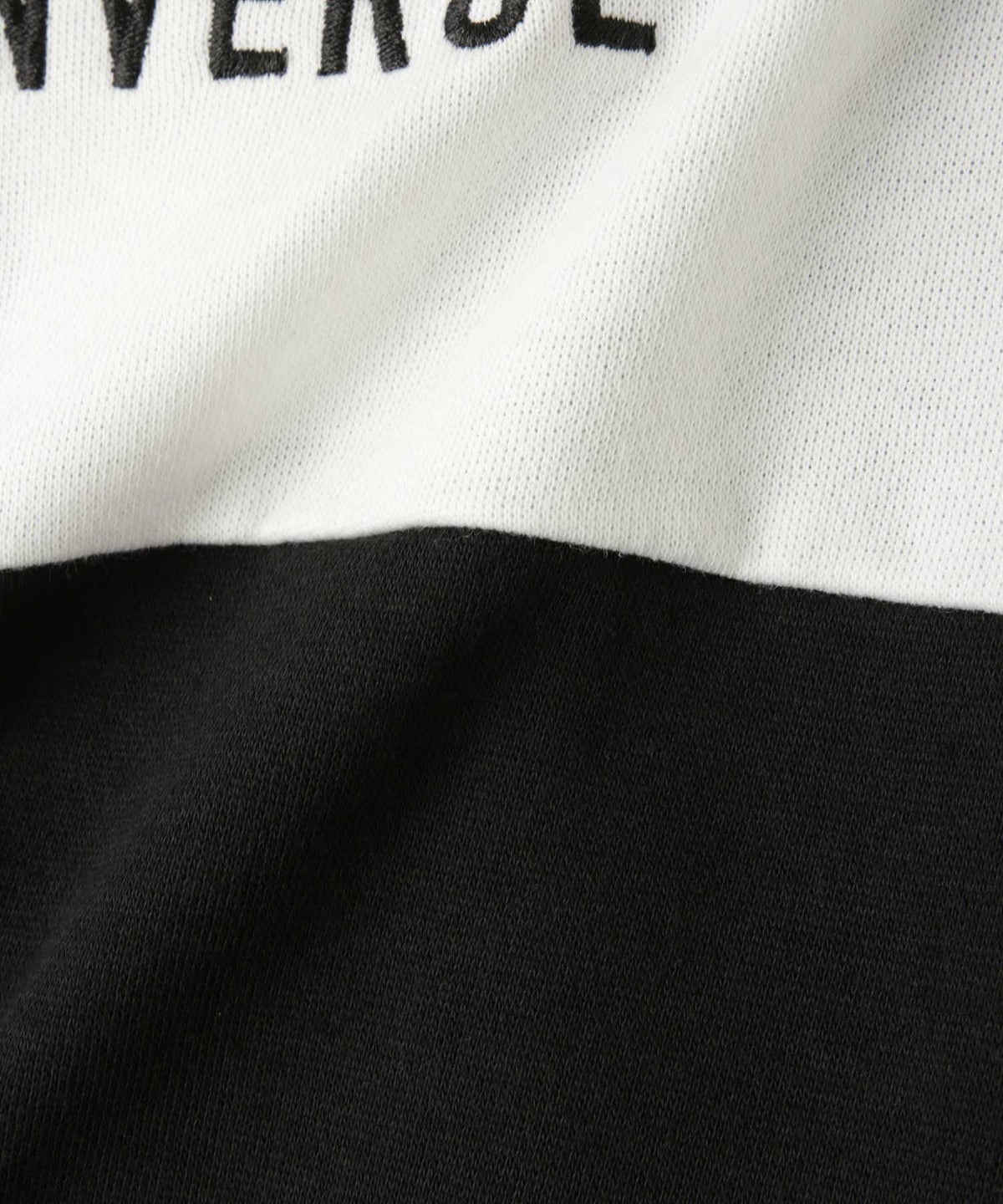 CONVERSE 配色切替ワンポイント刺繍トレーナー キッズ