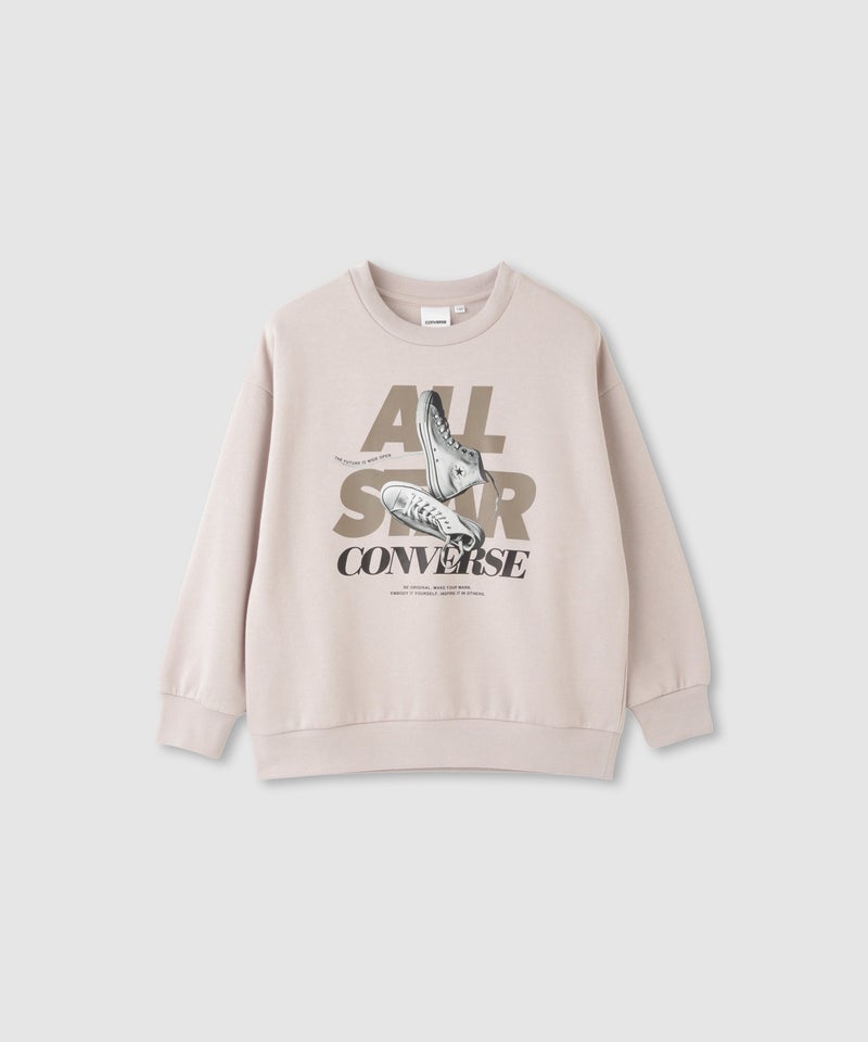 CONVERSE  転写プリントトレーナー キッズ商品画像-2