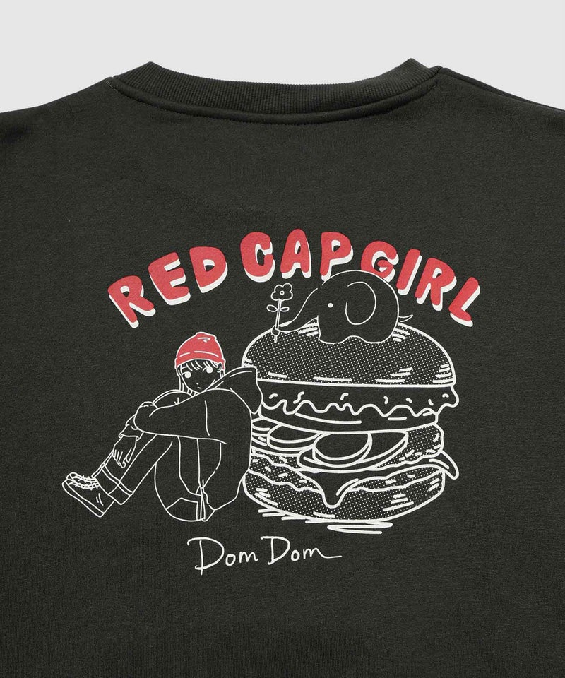 RED CAP GIRL×ドムドムハンバーガー 裏起毛トレーナー メンズ商品画像-25