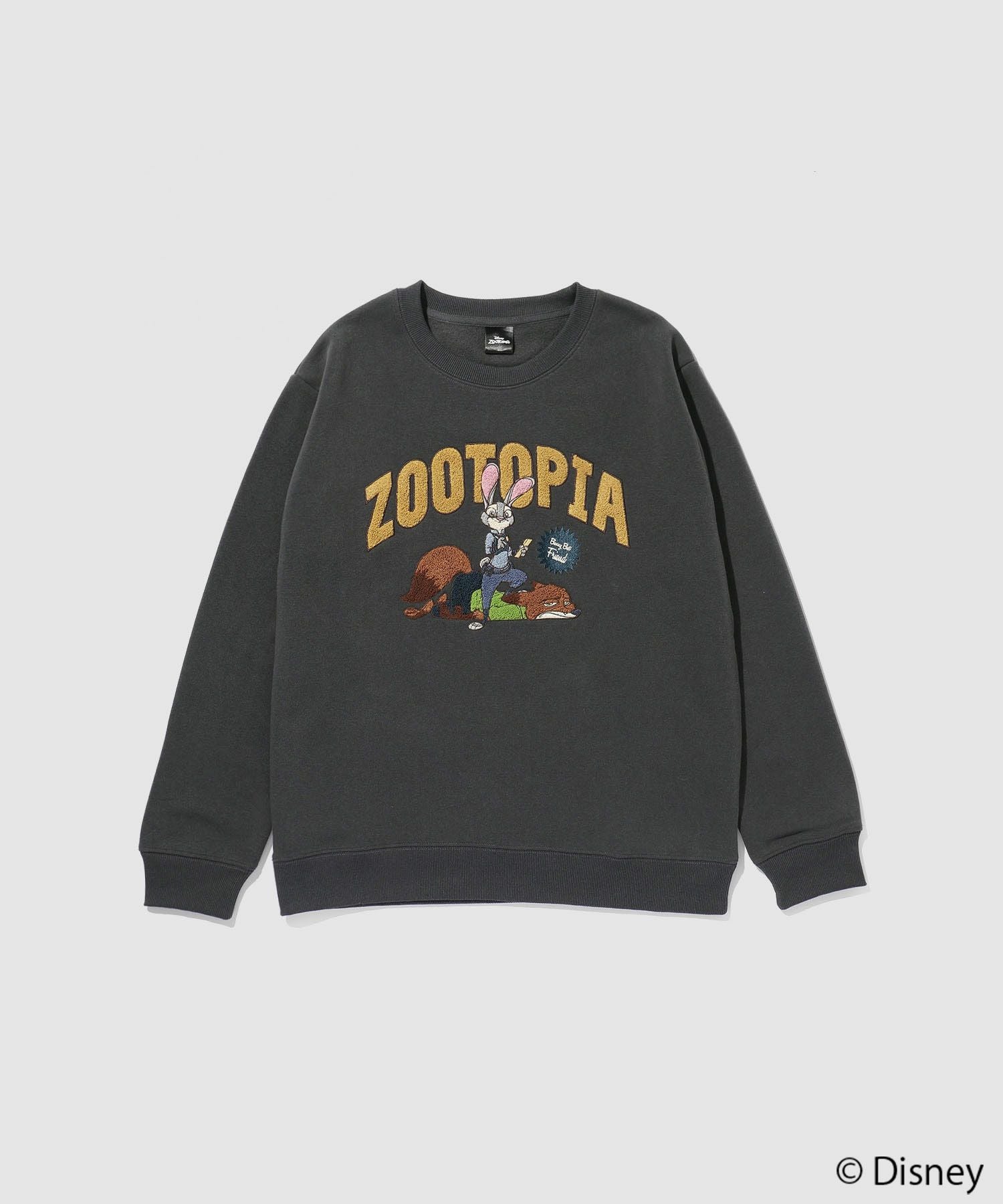 Disney 『ズートピア』ニック＆ジュディ/裏起毛トレーナー メンズ