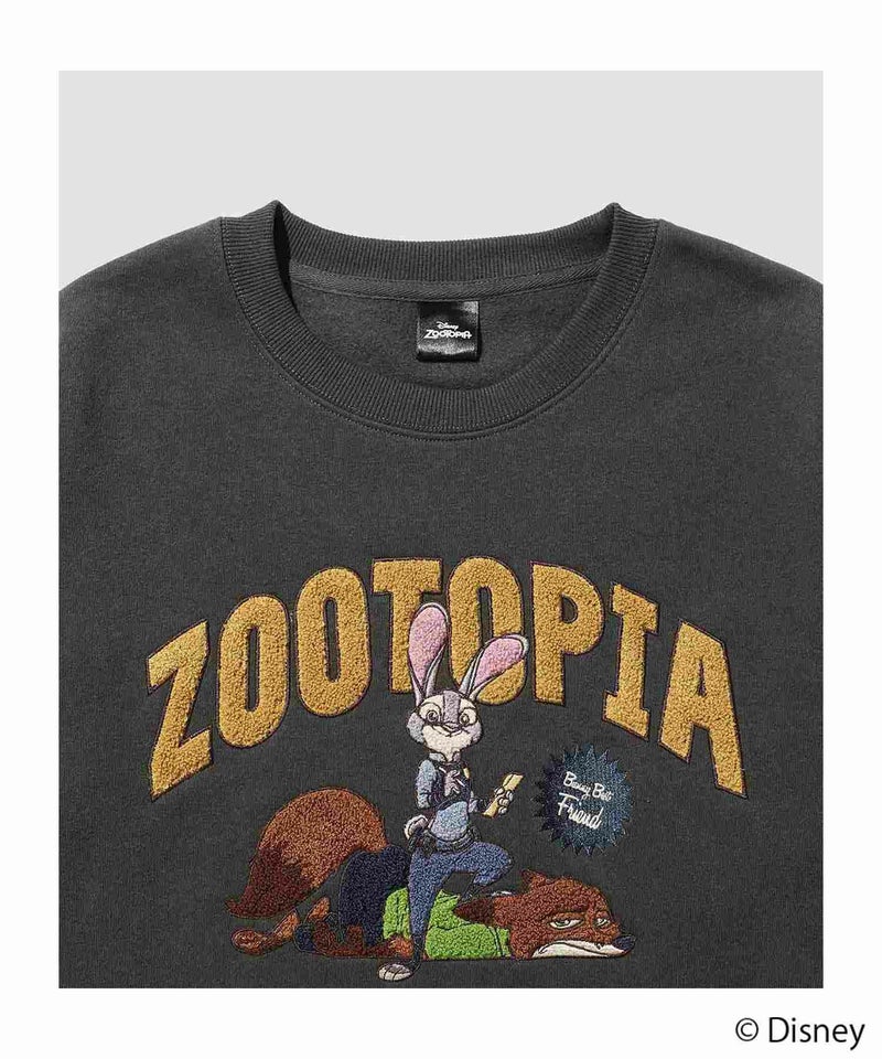 Disney 『ズートピア』ニック&ジュディ/裏起毛トレーナー メンズ商品画像-6