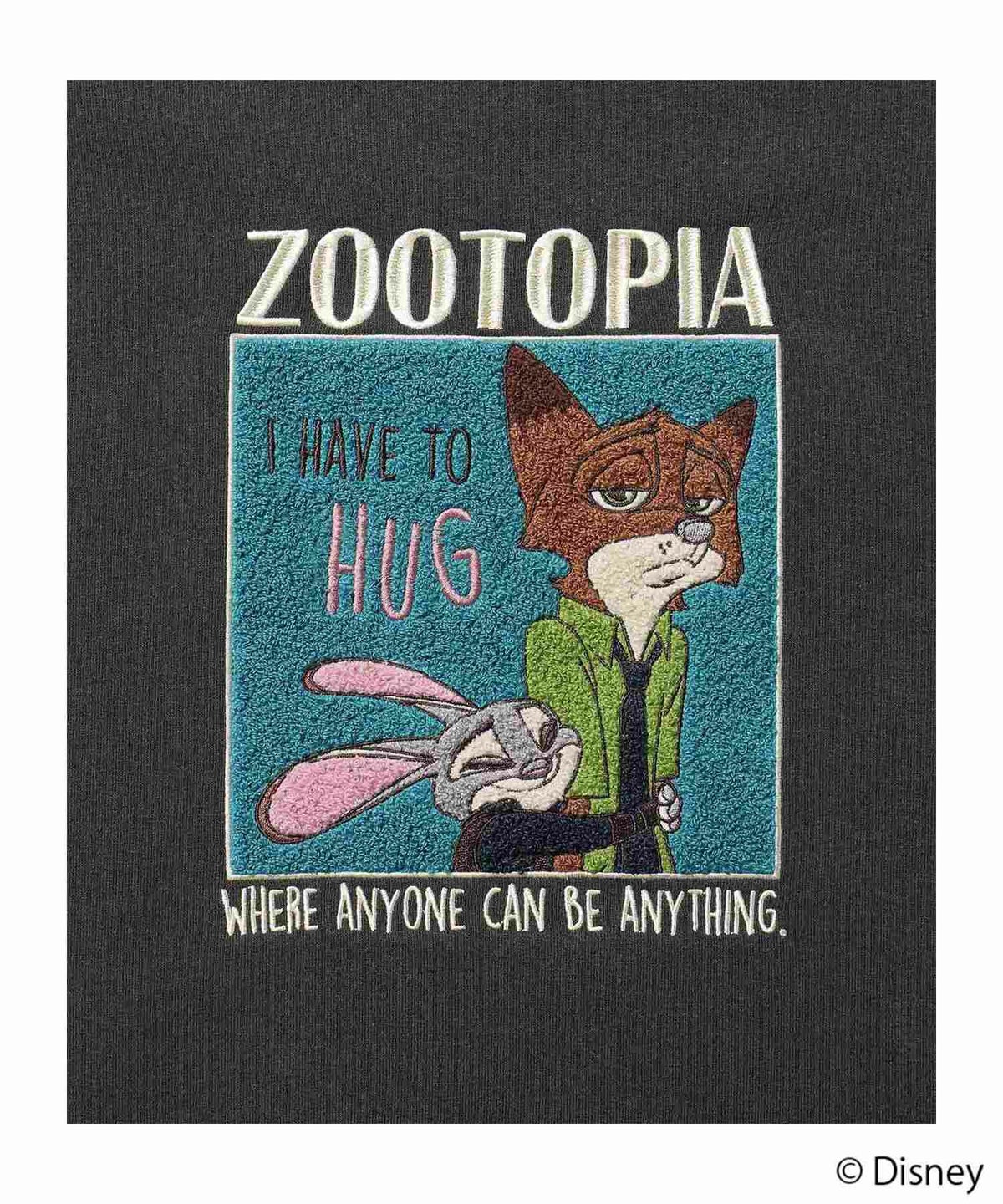 Disney 『ズートピア』ニック＆ジュディ/裏起毛トレーナー メンズ