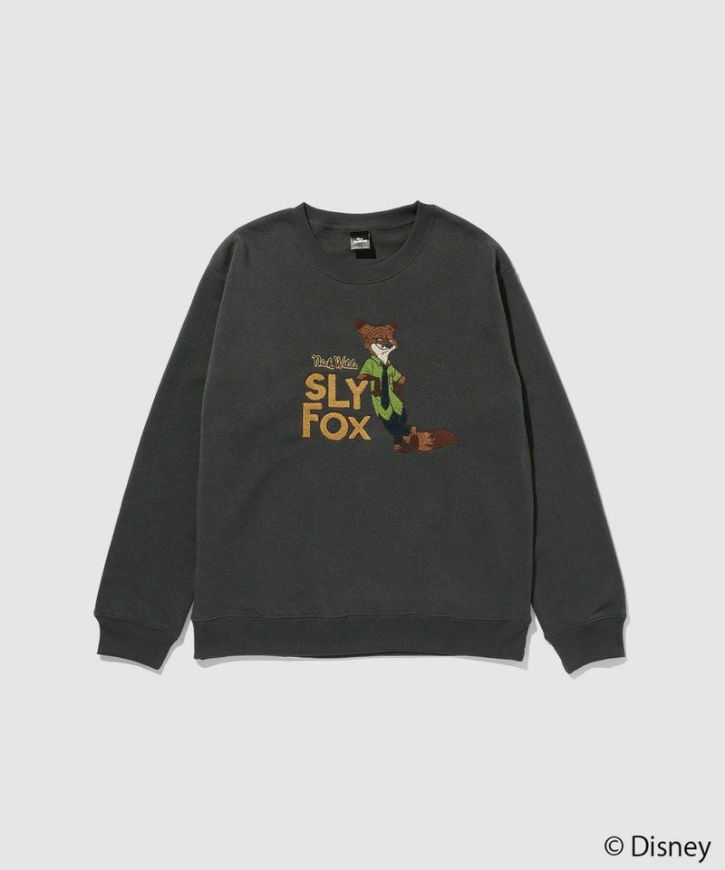Disney 『ズートピア』ニック/サガラ裏起毛トレーナー メンズ商品画像-4