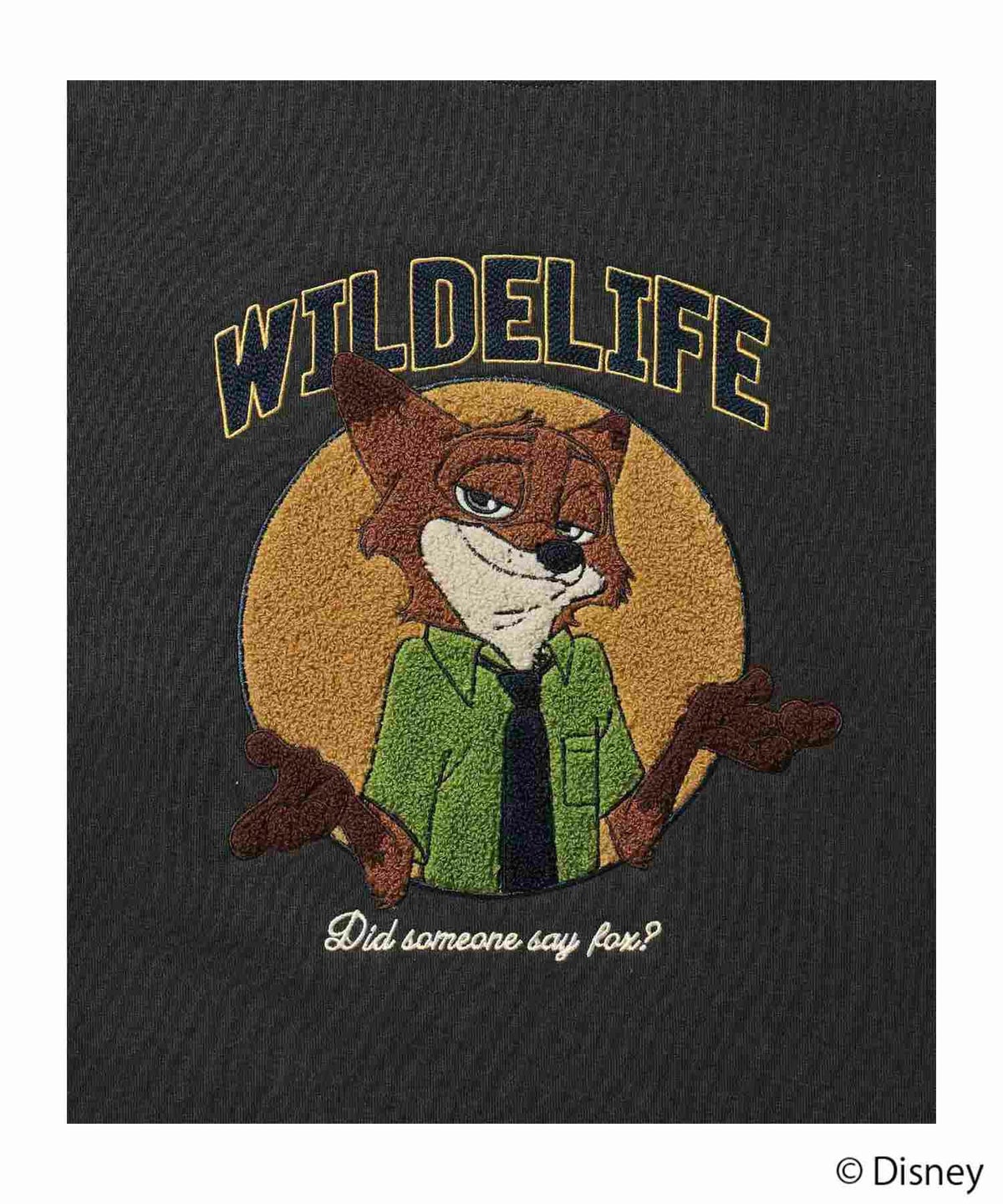 Disney 『ズートピア』ニック/サガラ裏起毛トレーナー メンズ