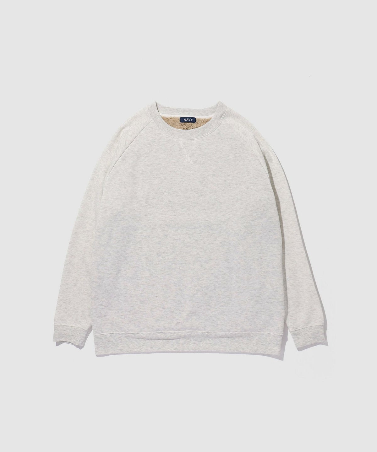 NAVY 裏ボアトレーナー メンズ